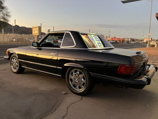 1982 Mercedes 380SL Stunning Black Black 37k mi.